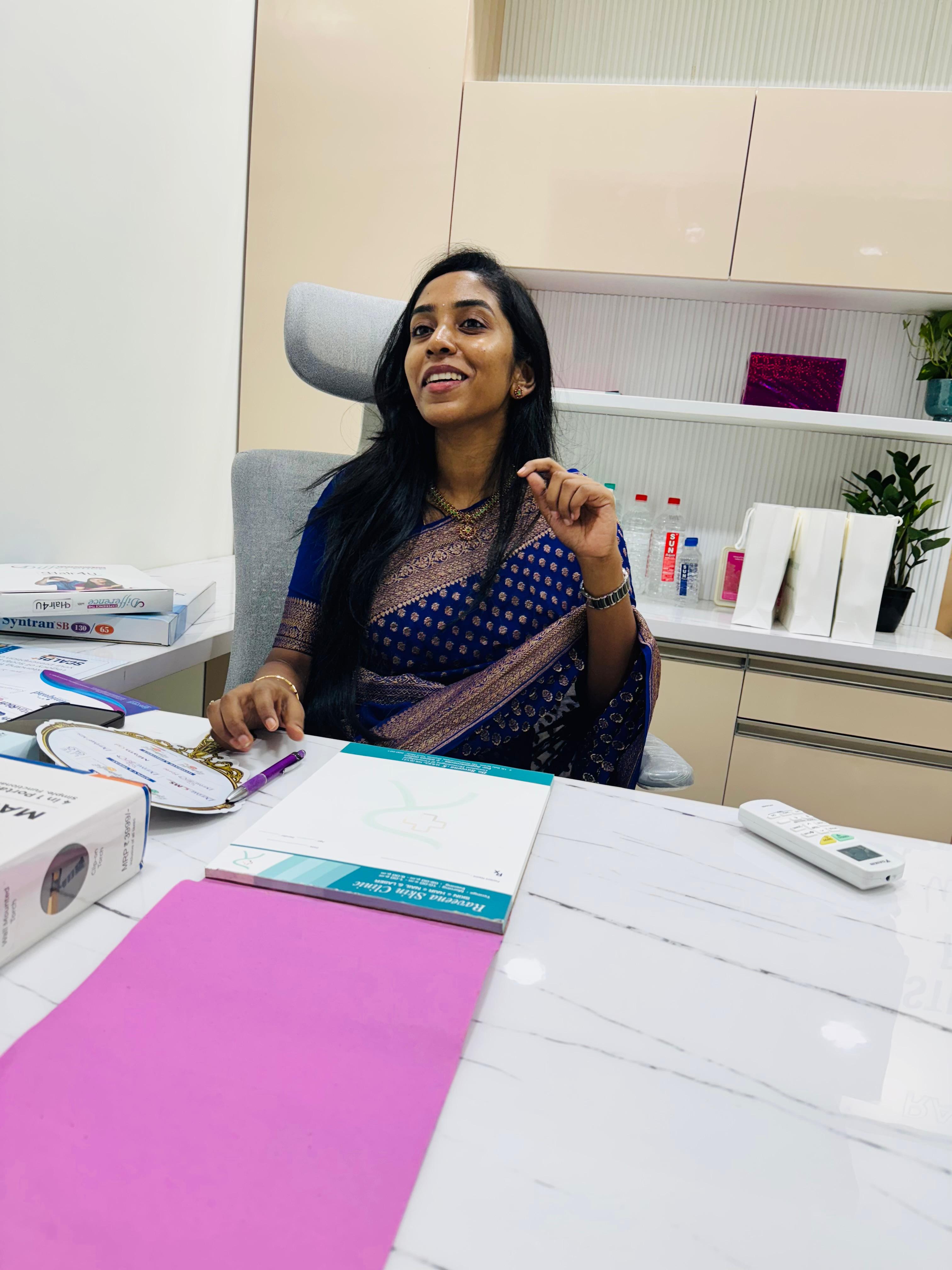 Dr. Raveena K — best dermatologist in North Chennai, Old Washermanpet